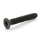 Newport Fasteners Thread Cutting Screw, 1/4"-20 x 1-1/4 in, Black Phosphate Steel Flat Head Torx Drive, 100 PK 688104-100 - alternate 1